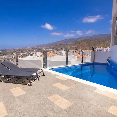 度假居 Mirador Balcon Del Atlantico Y Piscina Privada 阿德耶
